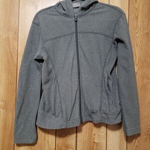 REI women's hooded Fleece Jacket Small Pockets
